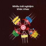 Bao cao su Shell Dragon Fire - Hộp 5 bao gai, bi nổi lớn + 5 bao Shell Performax (Hộp 10 cái) | S Shop