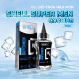 Gel bôi trơn hậu môn nóng ấm Shell Supermen Cooling - Chai 90ml | Gian Hàng Chính Hãng