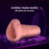 Máy âm đạo giả rung thục xoay dành cho nam Shelly Play Kusama mút đa chế độ