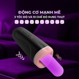 Máy âm đạo giả rung thục xoay dành cho nam Shelly Play Kusama mút đa chế độ