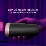 Máy âm đạo giả rung thục xoay dành cho nam Shelly Play Kusama mút đa chế độ