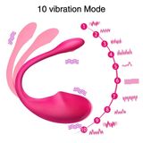 Trứng rung Vibrator 10 chế độ Rung, Điều khiển từ xa 405701
