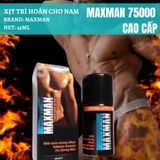 Maxman 75000 – Chai xịt kéo dài thời gian quan hệ cho nam