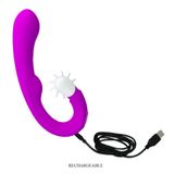 Dương Vật Giả Rung Hỗ Trợ Tăng Khoái Cảm Nam Nữ Pretty Love Magic Tongue