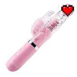 Dương Vật Giả Rung Xoay Pin Sạc Tai Thỏ Mizzzee