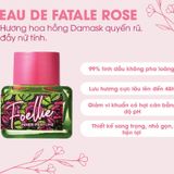 Nước hoa vùng kín Foellie hồng xanh - Hương hoa hồng Damask sang trọng