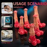 Dương Vật Giả Alien Như Thật Silicon Mềm Mịn Đàn Hồi Siêu Tốt