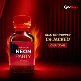 Chai hít tăng khoái cảm Popper PWD Avenger Neon Party Red - Chai 30ml cao cấp
