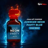 Chai hít tăng khoái cảm Popper PWD USA Avenger Neon Party Blue - Chai 30ml cao cấp