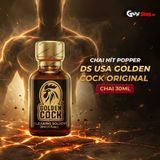 Chai hít tăng khoái cảm Popper DS USA Golden Cock Original - 30ml cao cấp chính hãng