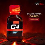 Chai hít tăng khoái cảm Popper PWD USA C4 Red - Chai 30ml chính hãng