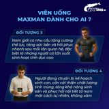 Viên uống hỗ trợ cương, tăng cường sinh lý Maxman - Hộp 10 viên Chính hãng  408473