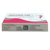 Viên uống hỗ trợ cường dương tăng sinh lý Welgra 100 Hộp 1 vỉ x 4 viên Chính hãng  408511