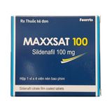 Viên uống hỗ trợ cường dương tăng sinh lý  Maxxsat 100mg 4 viên chính hãng 408552