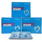 Viên uống hỗ trợ sinh lý Sifilden 100mg Baroque Pharma  Hộp 1 vỉ 4 viên Chính hãng 
