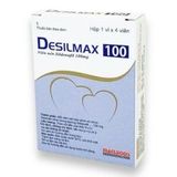 Viên uống hỗ trợ sinh lý Cường Dương Desilmax 100 - Hộp 1 vỉ × 4 viên Chính hãng 