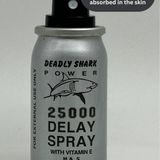Chai xịt kéo dài chống xuất tinh sớm nam giới Deadly Shark 25000 Delay Spray - Long Lasting Excitement Chính hãng