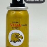 Chai xịt kéo dài chống xuất tinh sớm nam giới Super Viga 200000 Delay Spray For Men 45ML Chính hãng