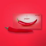 Dương vật giả trái ớt Wistone Pepper 10 chế độ rung