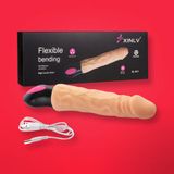 Dương vật giả Xinlv XL-911 rung 12 chế độ, uốn cong đa chiều