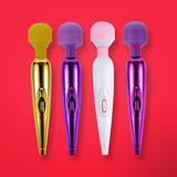 Chày rung massage mini mạ kim, dùng sạc