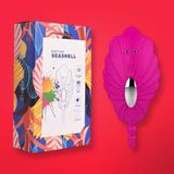 Trứng rung dán quần lót Raffish Seashell điều khiển từ xa