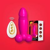 Trứng rung kiểu dương vật Boqi 10 chế độ điều khiển từ xa Rung Cực Sướng - Chính Hãng