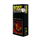 Bao cao su siêu mỏng kéo dài thời gian che tên Boss 4in1 12 cái chính hãng 
