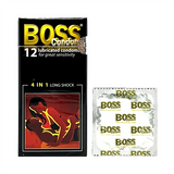Bao cao su siêu mỏng kéo dài thời gian che tên Boss 4in1 12 cái chính hãng 