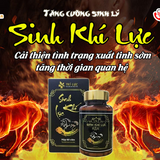 Sinh Khí Lực – Bí quyết giải quyết tình trạng xuất tinh sớm, rối loạn cường dương