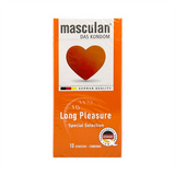 Bao cao su siêu mỏng kéo dài thời gian che tên Masculan Long 5in1 10 cái chính hãng