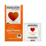 Bao cao su siêu mỏng kéo dài thời gian che tên Masculan Long 5in1 10 cái chính hãng