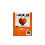 Bao cao su siêu mỏng kéo dài thời gian che tên Masculan Long 5in1 3 cái chính hãng