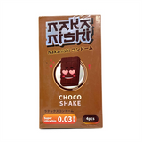 Bao cao su siêu mỏng kéo dài thời gian che tên Nakanishi 0.03 Chocolate 4 cái chính hãng