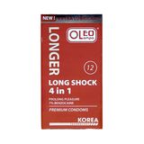 Bao cao su siêu mỏng kéo dài thời gian Oleo 4in1 12 cái che tên chính hãng