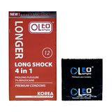 Bao cao su siêu mỏng kéo dài thời gian Oleo 4in1 12 cái che tên chính hãng