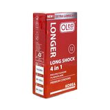 Bao cao su siêu mỏng kéo dài thời gian Oleo 4in1 12 cái che tên chính hãng