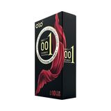 Bao cao su siêu mỏng kéo dài thời gian OLO Thin Square Black 10 cái che tên chính hãng