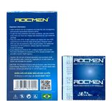 Bao cao su siêu mỏng kéo dài thời gian Rocmen Xanh 10 cái che tên chính hãng