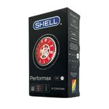 Bao cao su siêu mỏng kéo dài thời gian Shell Đen 10 cái che tên chính hãng