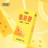 Bao cao su siêu mỏng kéo dài thời gian OLO Cheese Plus 10 cái che tên chính hãng