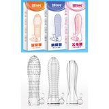 Bao cao su đôn bi gai to BDD Aichao Rung Rattlesnake Xanh 1 Cái che tên chính hãng