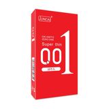 Bao cao su siêu mỏng kéo dài thời gian Juncai Ok Amto Super Thin 10 cái che tên chính hãng