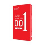 Bao cao su siêu mỏng kéo dài thời gian Juncai Ok Amto Super Thin 10 cái che tên chính hãng