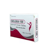 Viên uống cương dương tăng cường sinh lý nam giới Welgra 100 - Hộp 4v Chính hãng