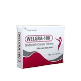 Viên uống cương dương tăng cường sinh lý nam giới Welgra 100 - Hộp 4v Chính hãng
