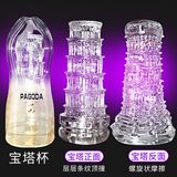 Cốc âm đạo trong suốt Pagoda tăng khoái cảm che tên khi giao hàng