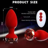 Máy Rung Rose Anal Light Up Cho Nữ Giới Thăng Hoa