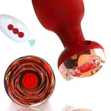 Máy Rung Rose Anal Light Up Cho Nữ Giới Thăng Hoa