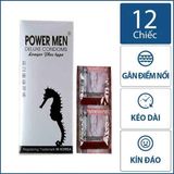 Bao Cao Su Lâu Ra Có Gai Power Men Longer Plus Type - 12s